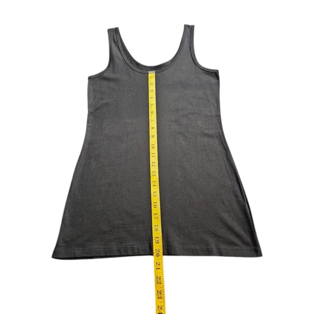 No Boundaries Tank Top Womens L 11-13 Black Excellent Scoop Neck Stretch Cotton - Picture 8 of 9